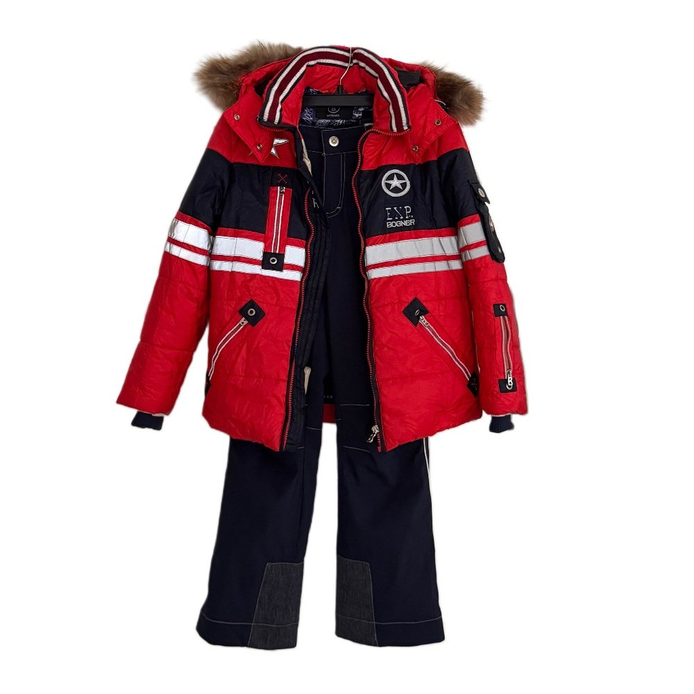 Bogner Kids (Boys) Winter Jacket&Pants Set–Ski/Après-Ski Style, Size S (Germany)